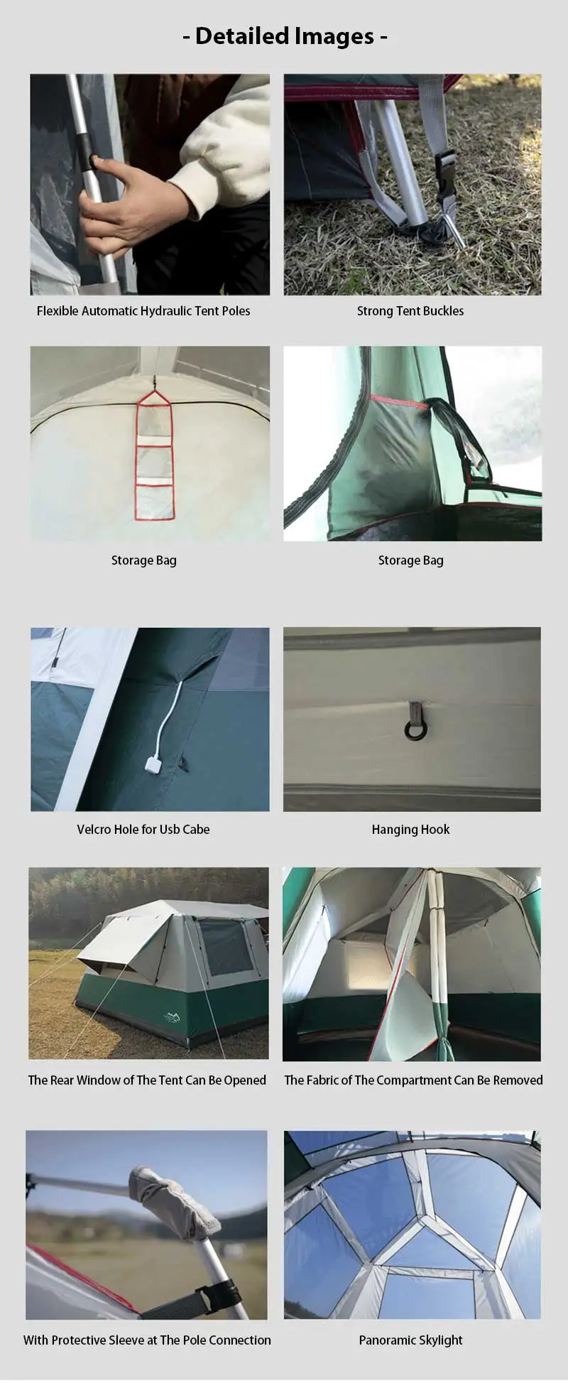  TT0263 Competitive Price Camping Tent Lightweight Cube Tent Camping  Lichtgewicht Tipi Tent