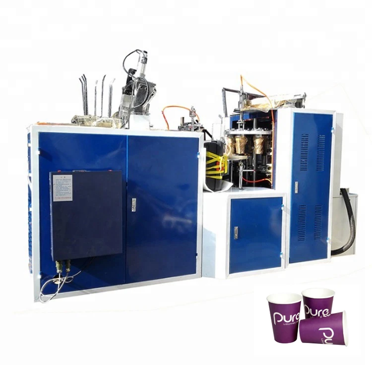 Один раз двойной стороне Pe покрытием бумажные чашки машины, бумажные чашки формируя машину