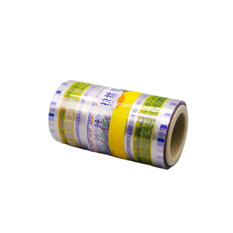 Laminated Plastic Roll Film Pe Packaging Mylar Roll Film Color Printed Sachet Film Roll Plastic Rollstock Plastic Protective Fil