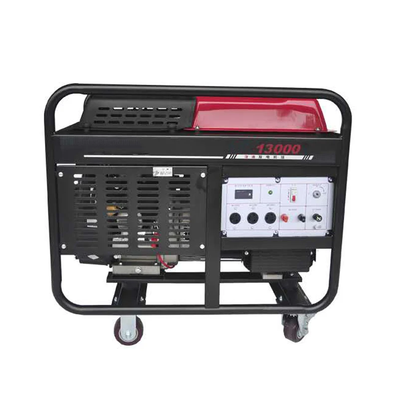 Потребление бензина открытая рама портативный однофазный бензиновый генератор 10