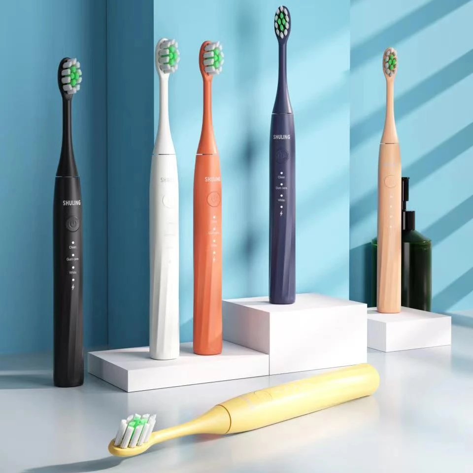 Hot selling battery powered acoustic automatic toothbrush waterproof timing oral care electric toothbrush