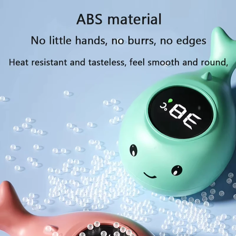 Hot Sell Cartoon Cute Kids LED Digital Temperature Thermometers Floating Toy Baby Room Bath Water Thermometer Toys For Children