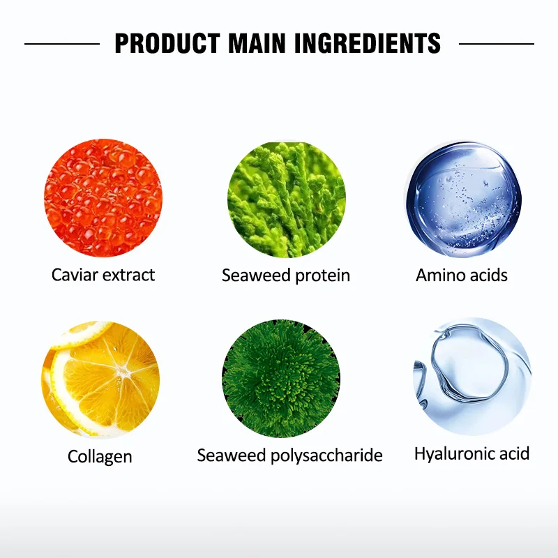 Private Label Caviar Pearl Water Particles Essence Skin Care Serum