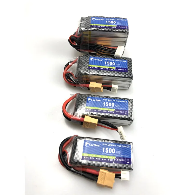 2S 7.4V 1500mAH 25c for airsoft gun RC model hobby toy quadcopter helicopter lipo battery cell