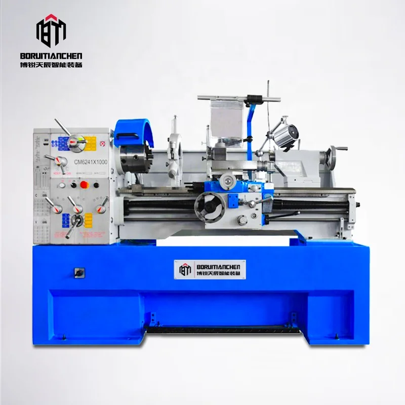 CD6241 CM6241 52mm spindle bore type new engine lathe with DRO for metal-cutting in China