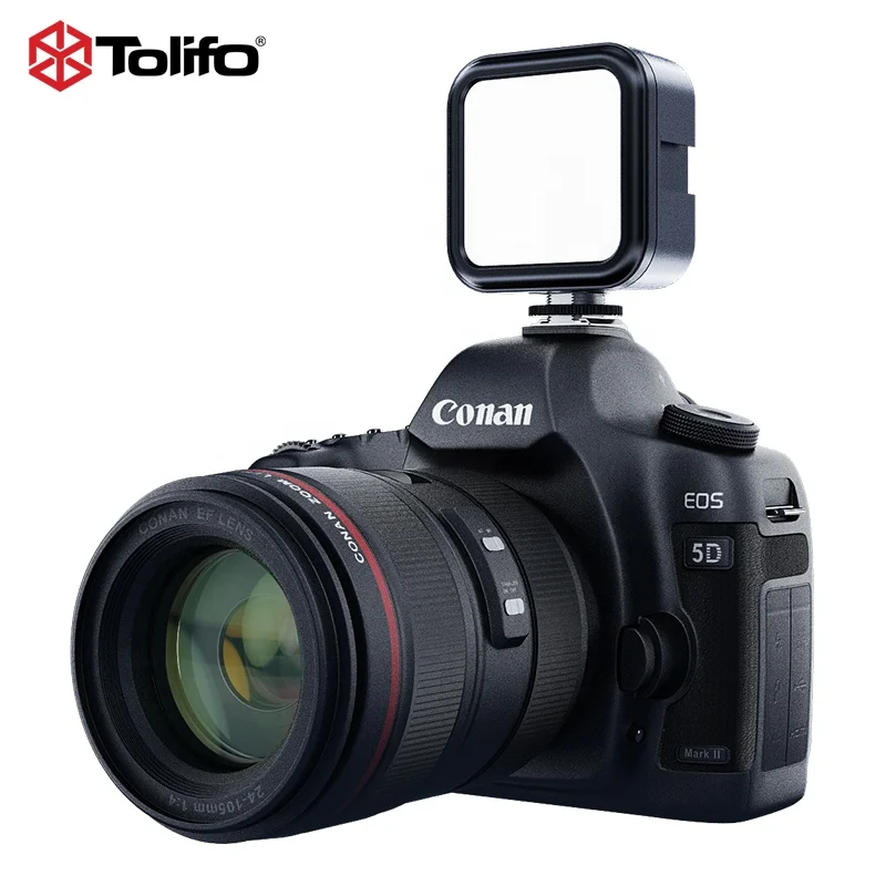 Tolifo New Photographic Accessories 49 LEDS Mini RGB  Video Flash Camera Light or Tiktoks Vlog Live