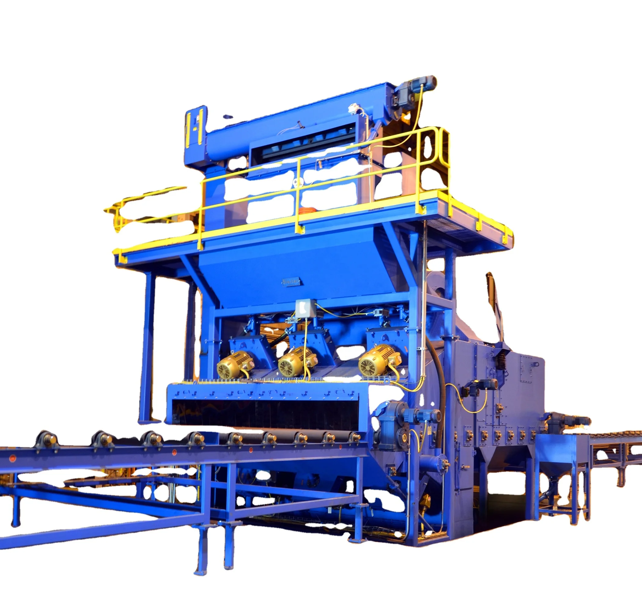 
Steel Plate Surface Automatic Pre-Treatment Line Roller Type Shot Blasting Machine 