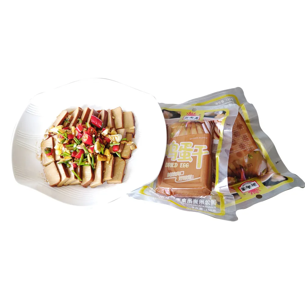 Convenient Instant Fast Food Side Dish Marinated Dried Tofu Eggs Scramble