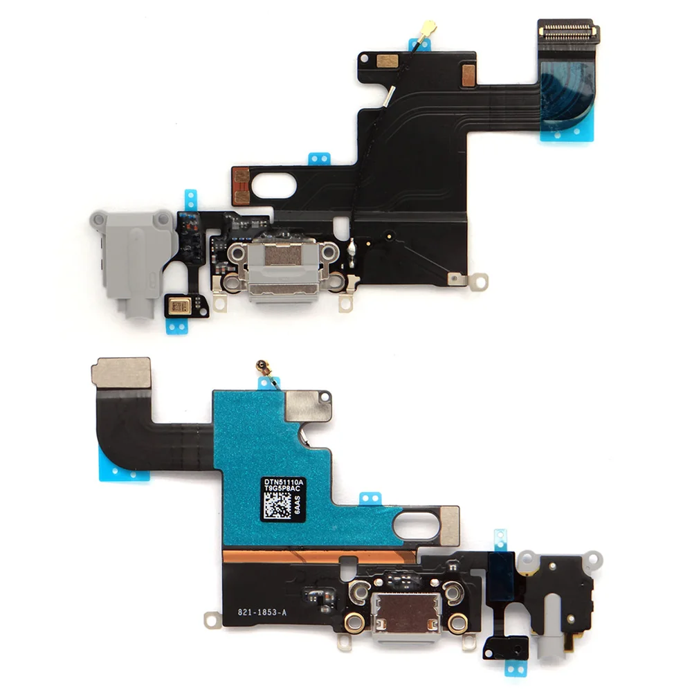 Зарядный порт гибкий кабель для iphone 5 6 7 8 X Замена зарядного гибкого кабеля USB док-станция