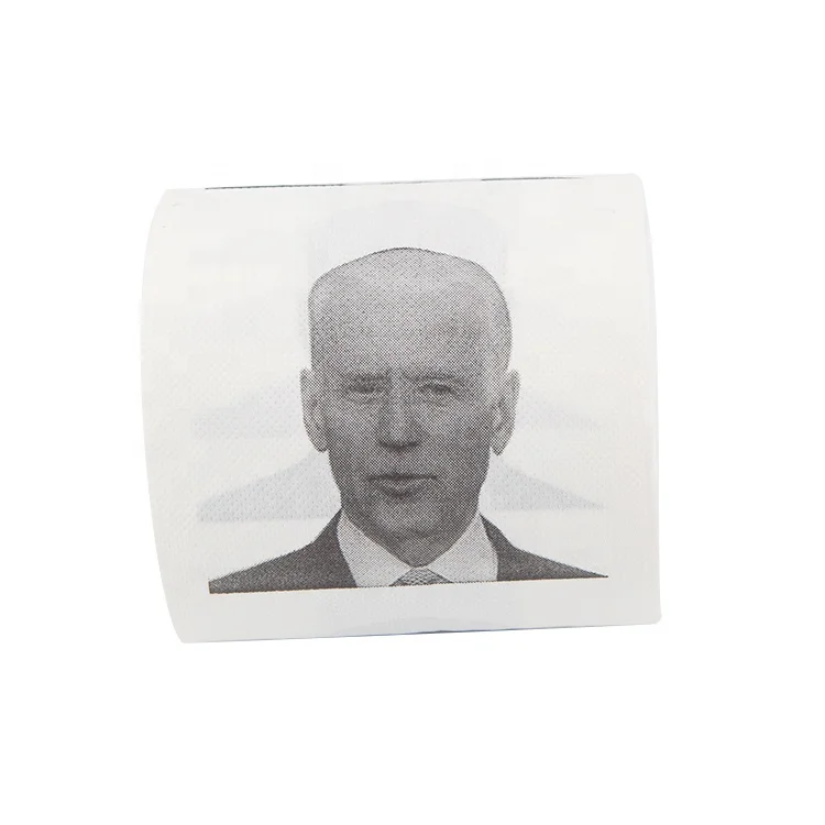 
3ply Custom Logo Printed Political Gift Prank Funny Joe Biden Toilet Paper tissue 