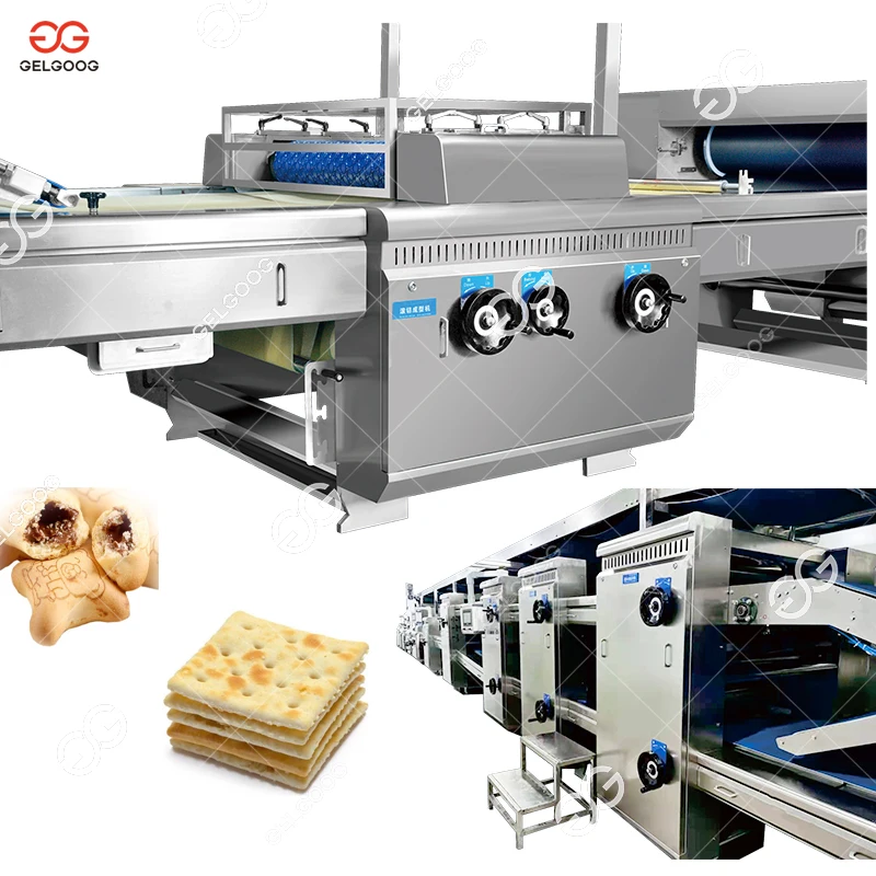 600/800/1000mm Full Automatic Finger Cookie Biscuit Making Machine Hard and Soft Production Line Price