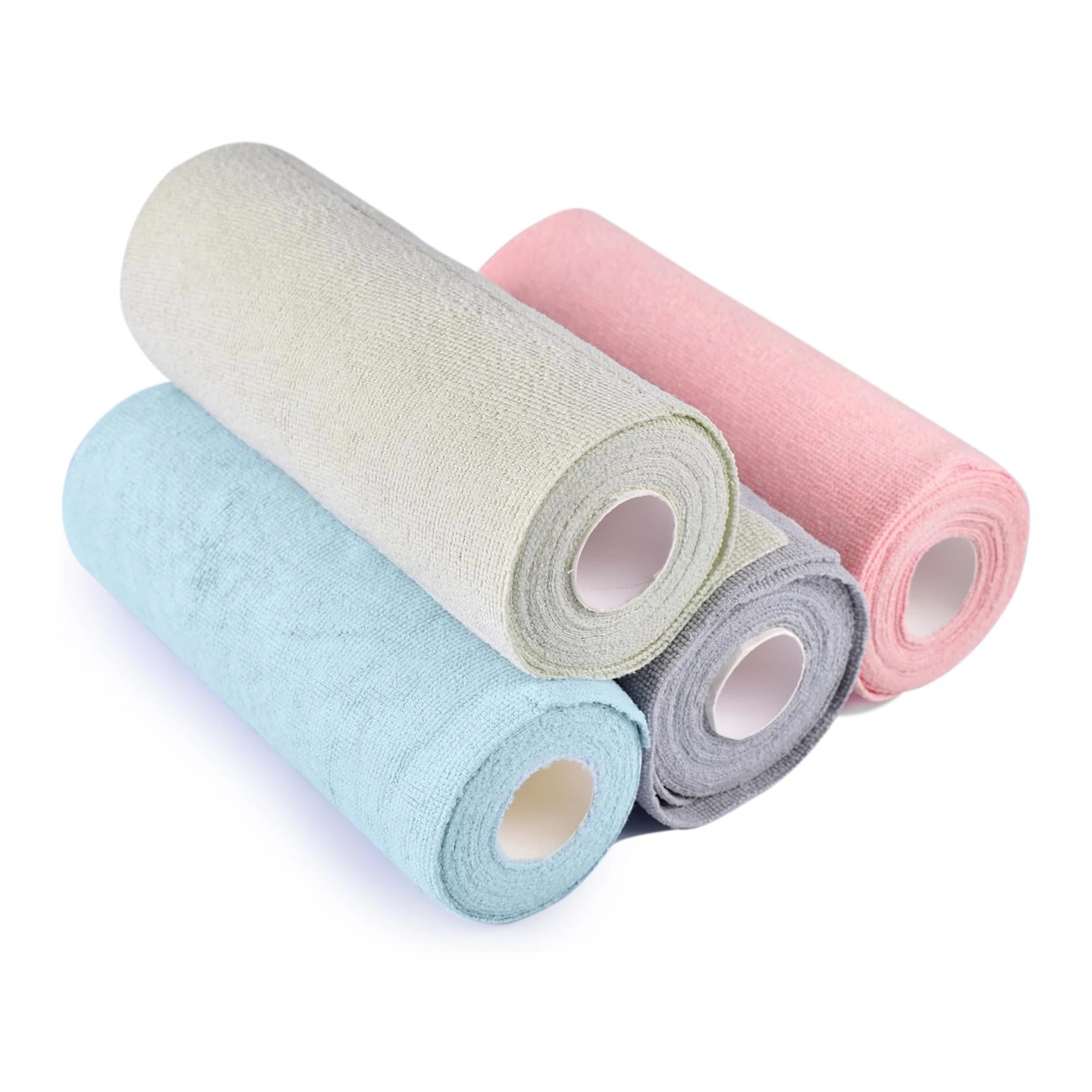 Customized Color Disposable Microfiber Towel Roll Kitchen Towel Set