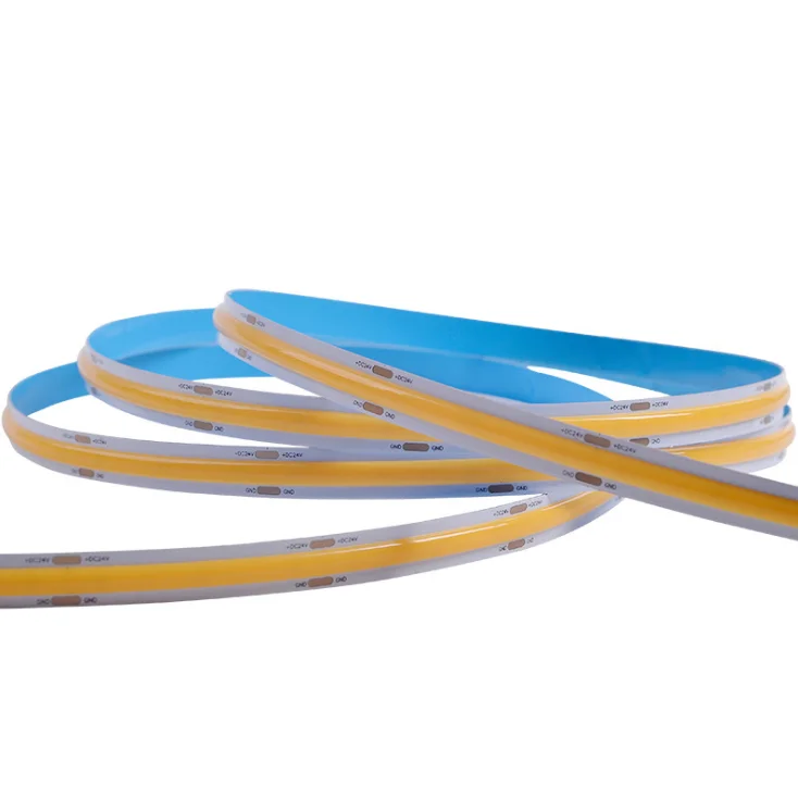 Factory directly sell Flexible led COB strip light 8mm 10mm 378led/m 384led/m 504led/m 12V/24V 3000K 4000K 6000K CRI>90 CE IP20