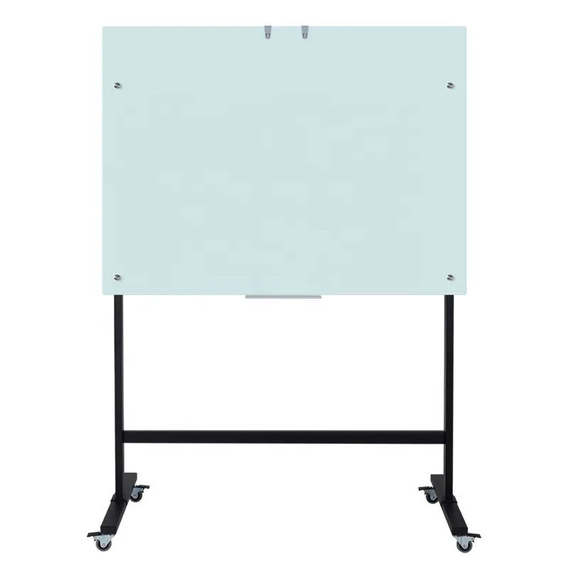 Free-Standing Magnetic Glass Whiteboard