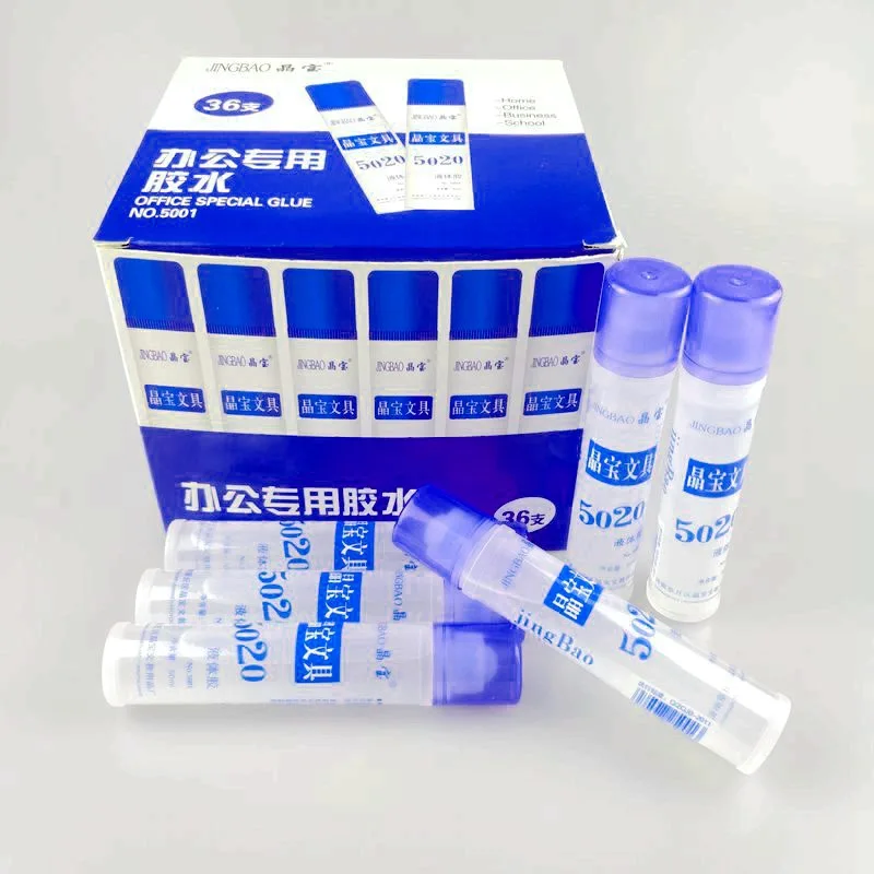 Factory wholesale cheap PVA Transparent Water glue pen 50ml Clear Water Liquid Paper Glue For