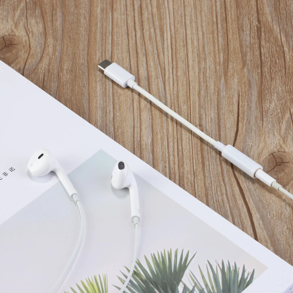 Цифровой аудио кабель с разъемами Usb Type-c и AUX 3 5 мм для Samsung galaxy Huawei Mate