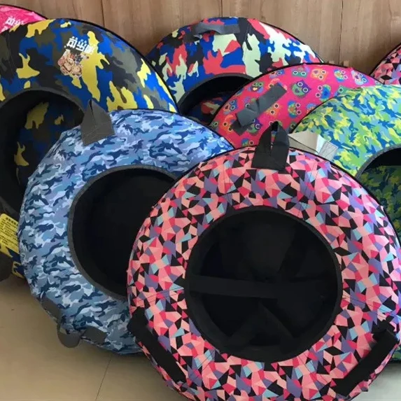 Factory Winter Wear-Resisting Snow Tube Inflatable Sled For Kids And Adults