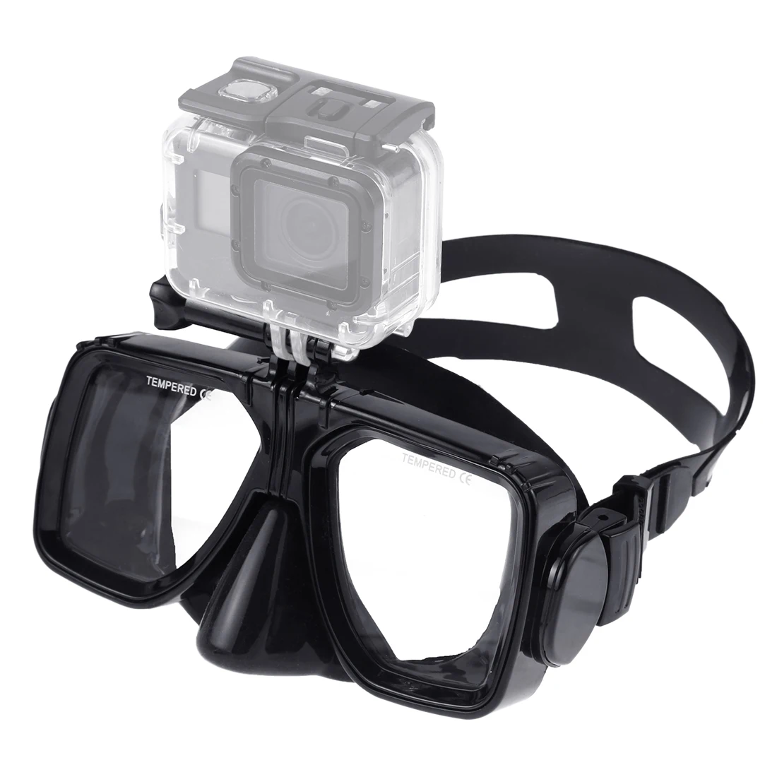 
Water Sports Diving Equipment Black Acrylic Swimming Glasses For Pools 