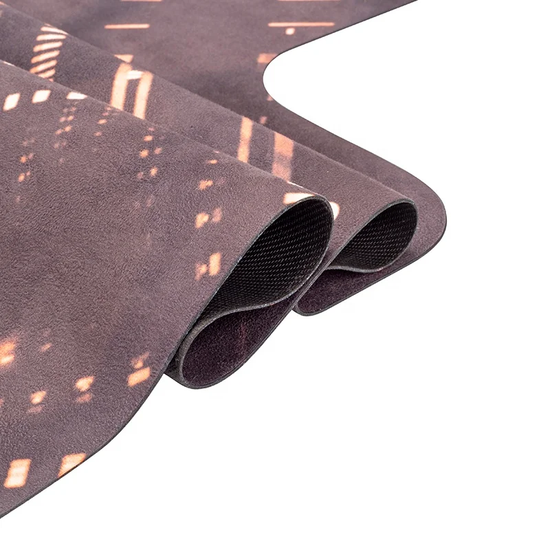 Exercise Wide Shaped Suede Workout Pilates Reformer Mat