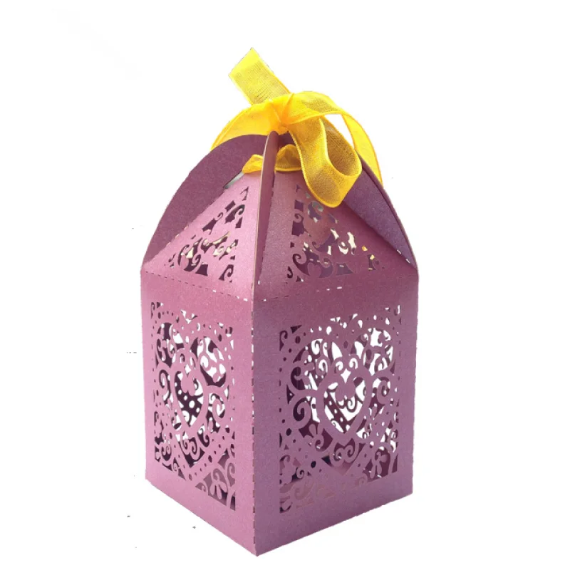 Factory Wholesale Custom Small Paper Box for Candy Chocolate Wedding Favor & Perfume with Embossing Matt Lamination & UV Coating