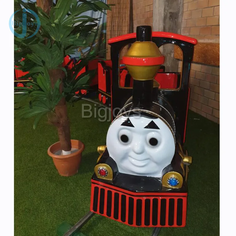 Wonderful outdoor cartoon red Thomas track train customized kids entertainment equipment electric train on sale