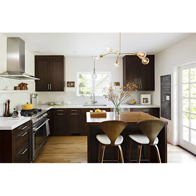  Новая модель античный белый кухонный шкаф дизайн из массива вишни