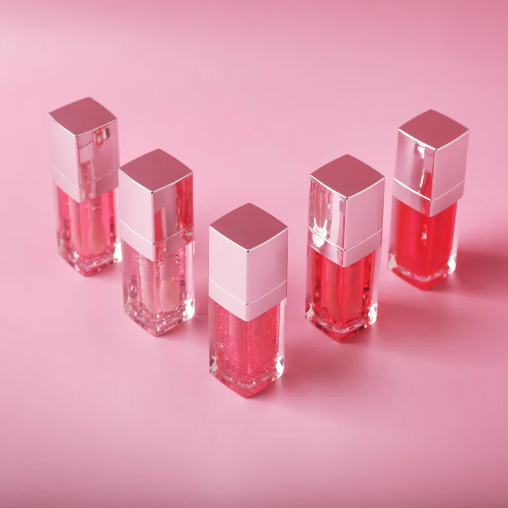 Private Label Waterproof Lip Stain Gloss No-Sticky Hydrating Lip Oil Long-Lasting Moisturizing Transparent Plumping Lip Oil