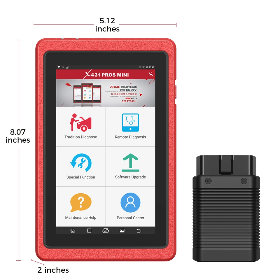 Автомобильный диагностический сканер Launch X431 Pro Mini full system OBDII кодирование ЭБУ автомобильные инструменты как x431