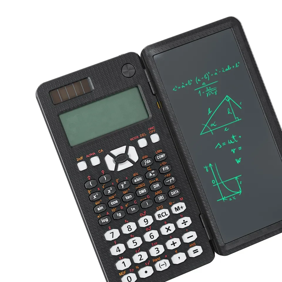 349 функциональный блокнот TY-991MS 12-значный научный 2-линейный дисплей с двойным питанием калькулятор