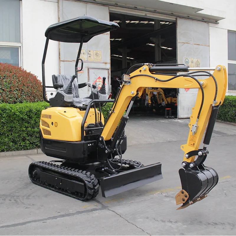 Мини-экскаватор Briggs & Stratton/YANMAR/KUBOTA с двигателем, гарантия 1 год, 2 тонны, моторный насос с номинальной нагрузкой, небольшой гусеничный экскаватор, Alibaba
