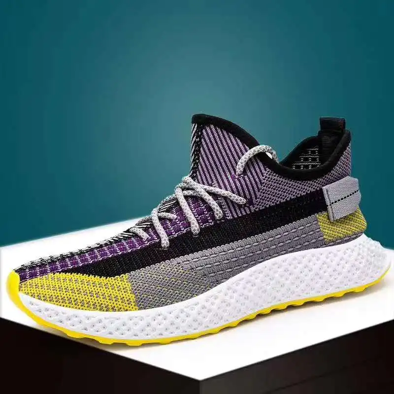 Дышащая популярная новая стильная мужская спортивная обувь, повседневная обувь для прогулок