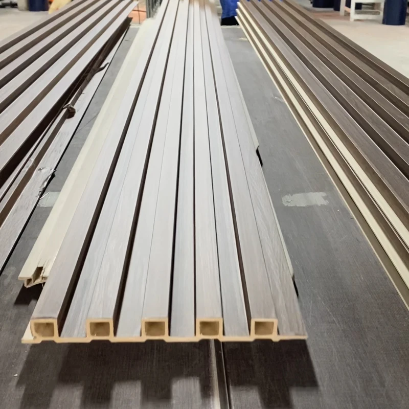Eco-friendly wood-plastic composites indoor grille waterproof background interior decorative Wall Wpc panel