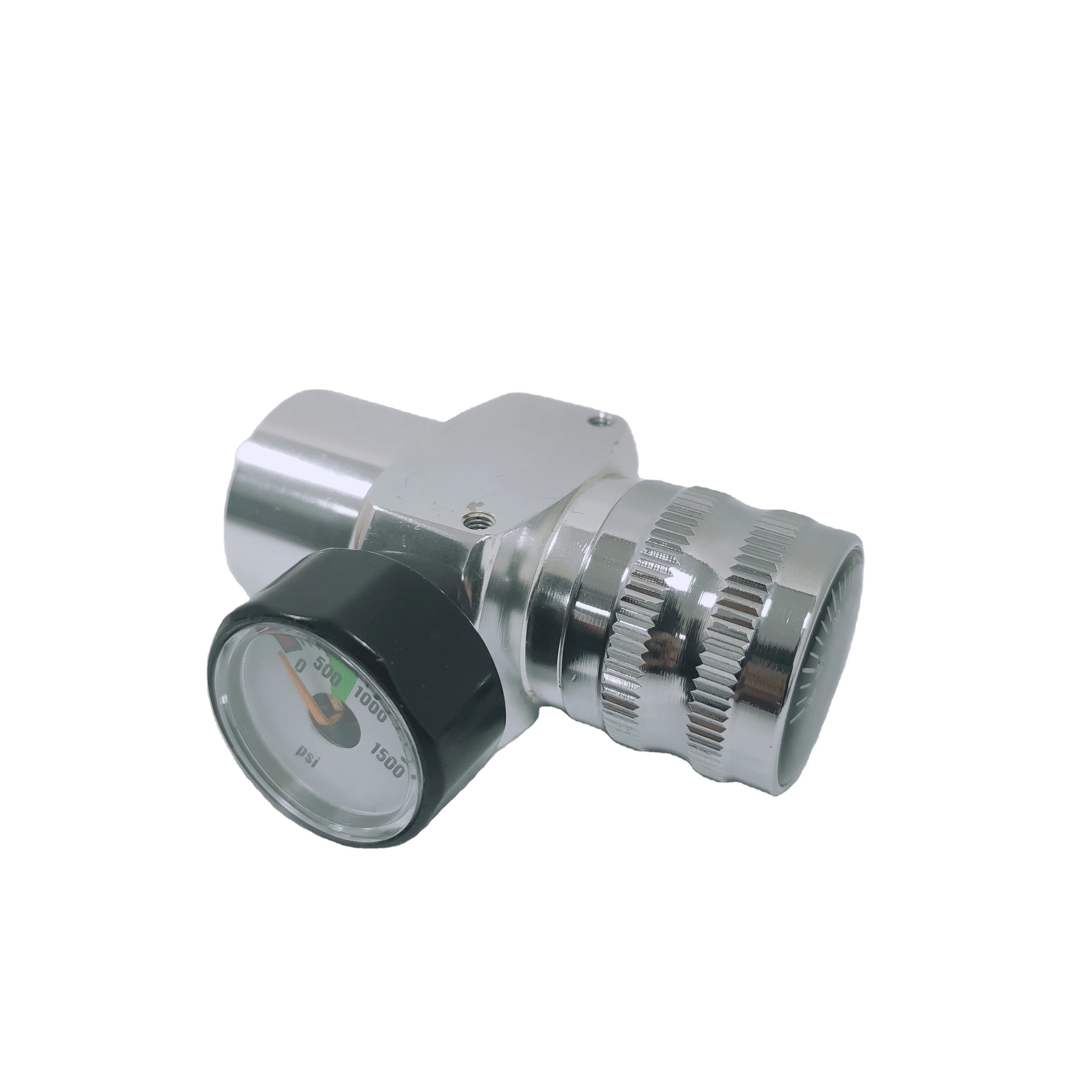 SMACO OEM Carbon dioxide pressure reducing valve with 1500 Psi pressure gauge