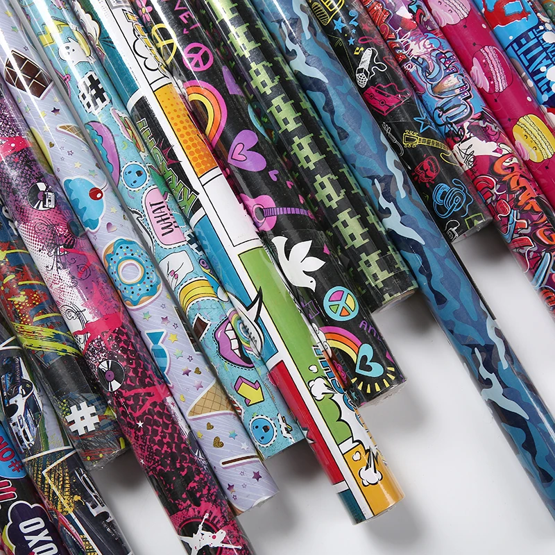 Самоклеящаяся Пластиковая Обложка для книг с принтом