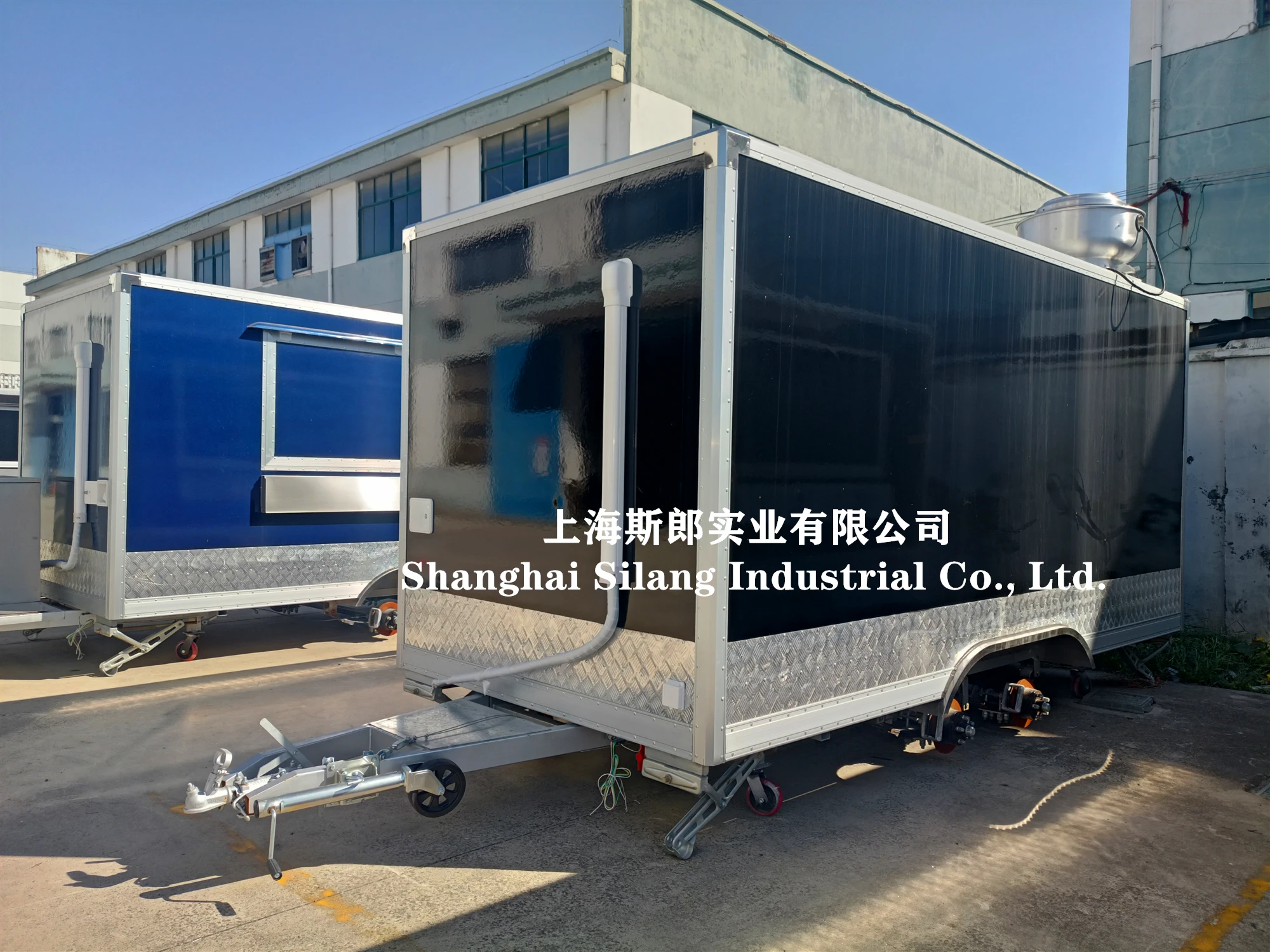 Canadian Standard Mobile Food Truck, Square Catering Trailer Fast Food Kitchen Van Trailer