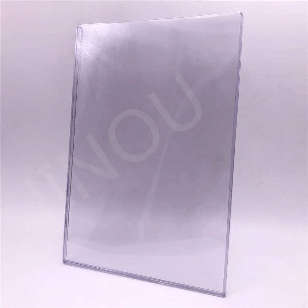 Wholesale stocked custom yugioh comic book top loaders super clear premium 3x4 white pvc toploaders
