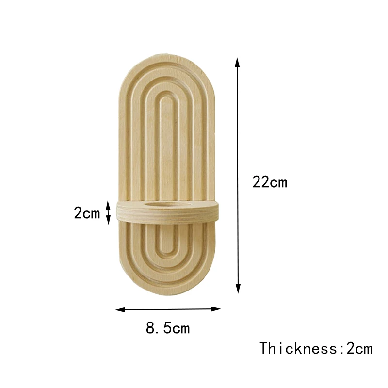 Rainbow Wall Hanging Wooden Hydroponic Plant Propagation Station Glass Test Tube Vase Planter Indoor Plant Stand Holder