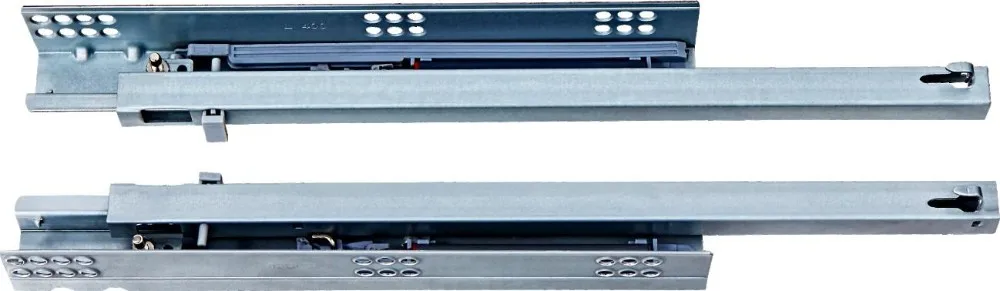 Furniture accessories kitchen metal box drawer slide concealed frameless Under mount Drawer Slide Soft closingdrawer slide