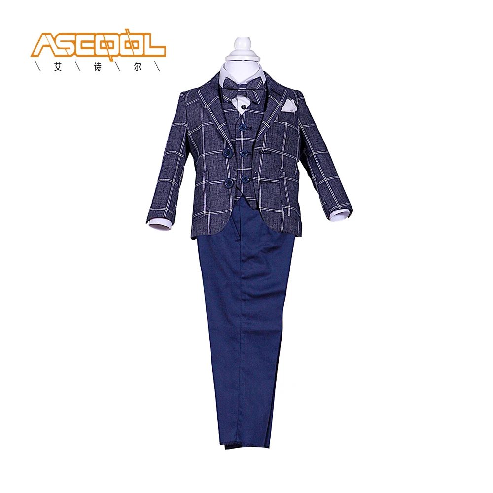 hot sale new design portable eco friendly breathable flat long pants kids suit