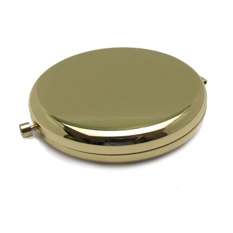 Quality Assurance Mirror Makeup Double-sided Mirror Stainless Iron Custom Logo Pocket Mirror