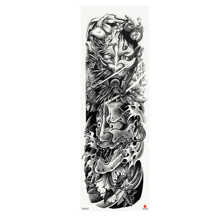 Amazon Exclusive Waterproof Full Arm Tattoo Sticker Temporary Tip