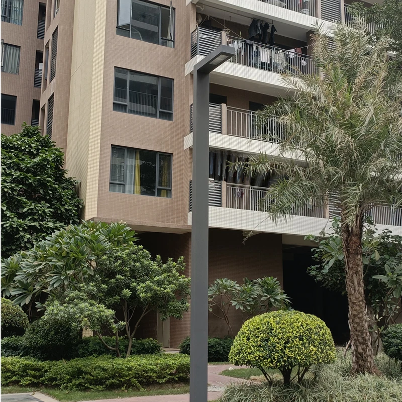 Roadway LED Dali dimming Aluminum Pole Steel Street Garden High Mast Parking Light Pole  DHB-1040