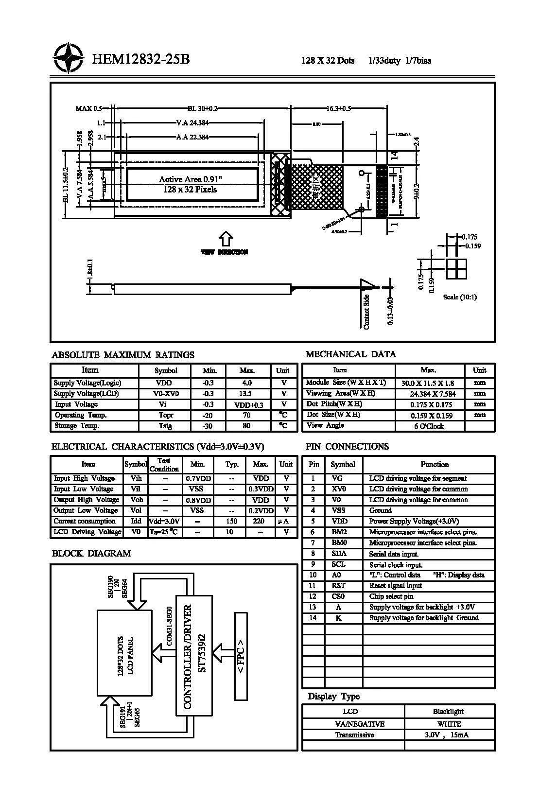 FACTORY CUSTOM TN HTN STN FSTN VA 7 SEGMENT LCD DISPLAY SCREEN MODULE