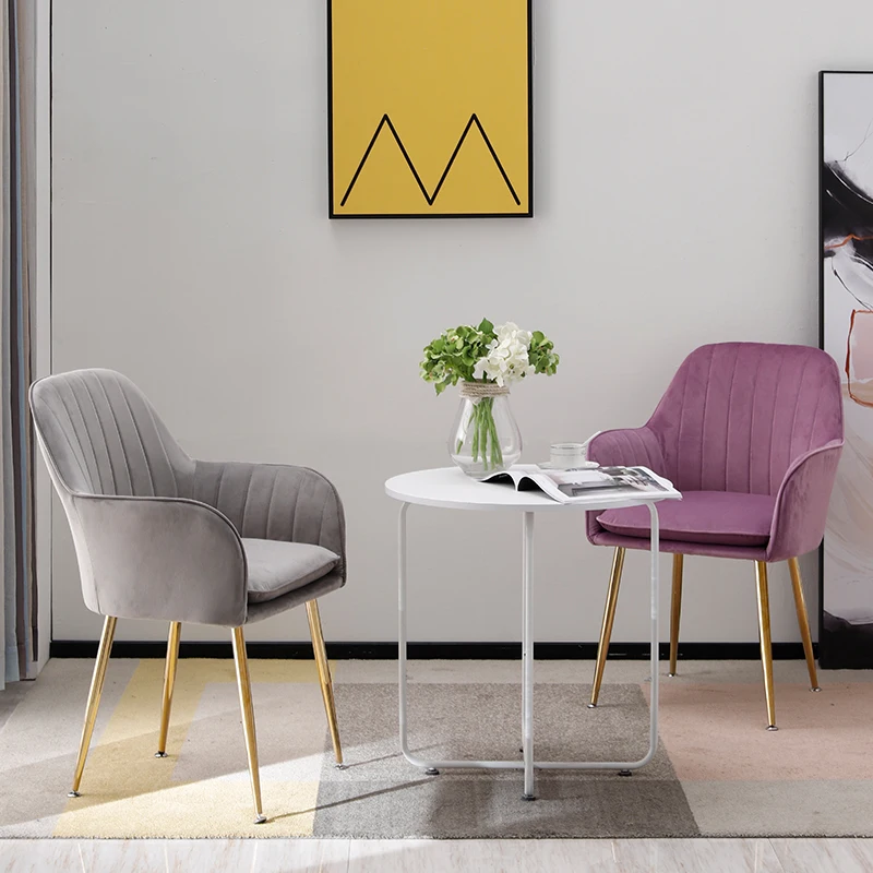 High back velvet mid century modern dining chairs and table upholstered modern elegant luxury modern leather luxury gold grey