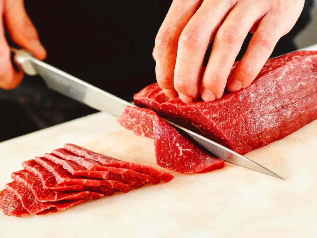 Japanese Traditional Food Basashi Raw Horse Fillet Steak Meat for Sale