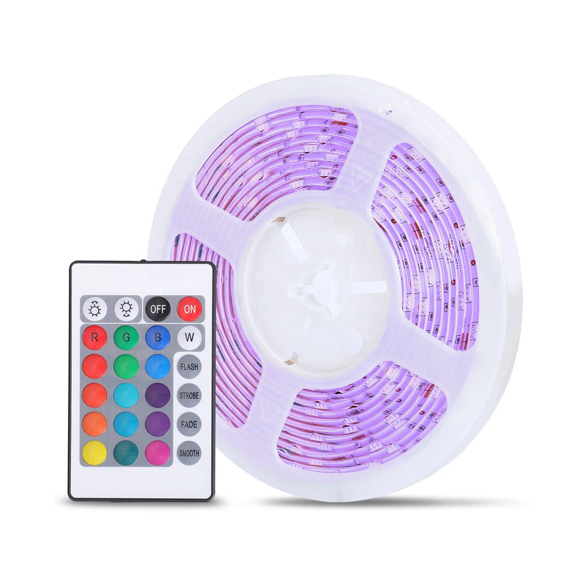 Светодиодная лента SMD5050 многоцветная RGB IP65 водонепроницаемые полосы 24 клавиши пульт дистанционного управления полный