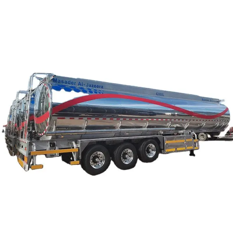 3/4/5 axle High Quality 3 Axles Carbon steel ,stainless,aluminum fuel 40000l 45000 liter Fuel Oil diesel Tanker Trailer for sale