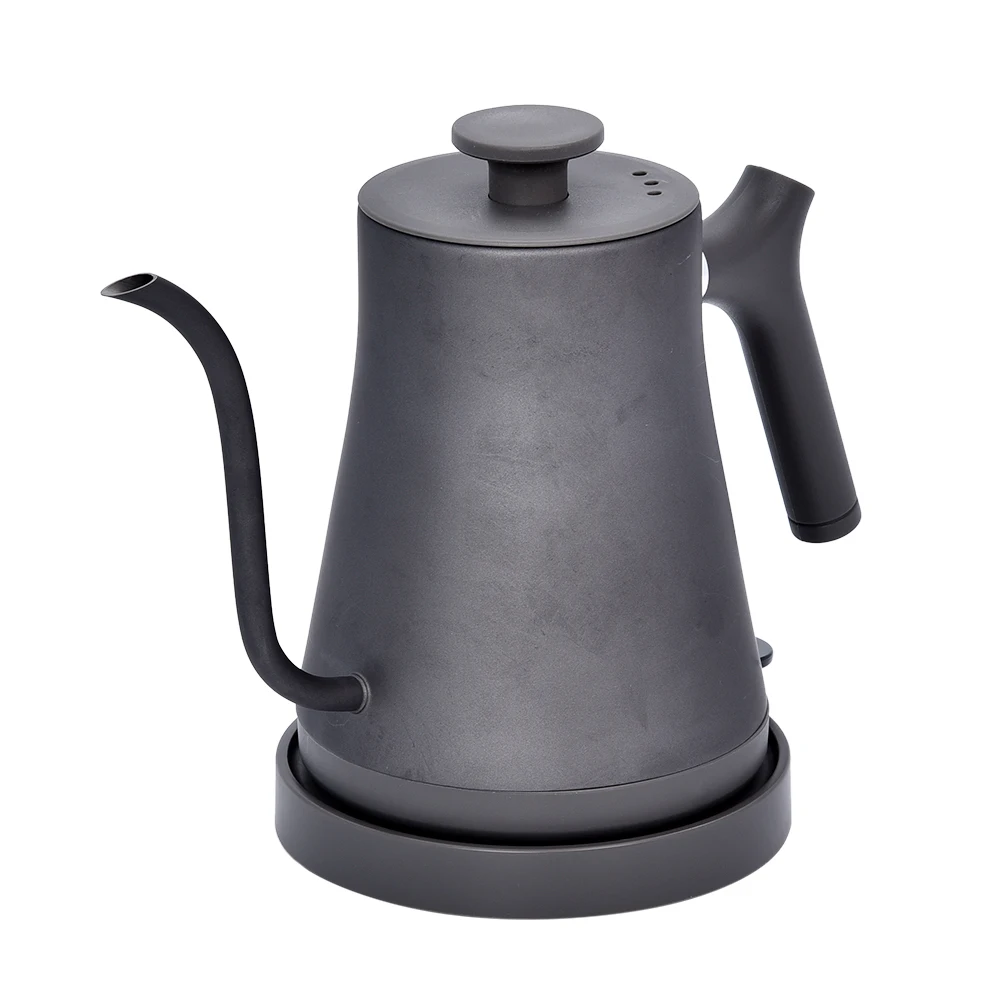 AECCN wholesale digital coffee tea water pots small stainless steel mini electric kettles gooseneck