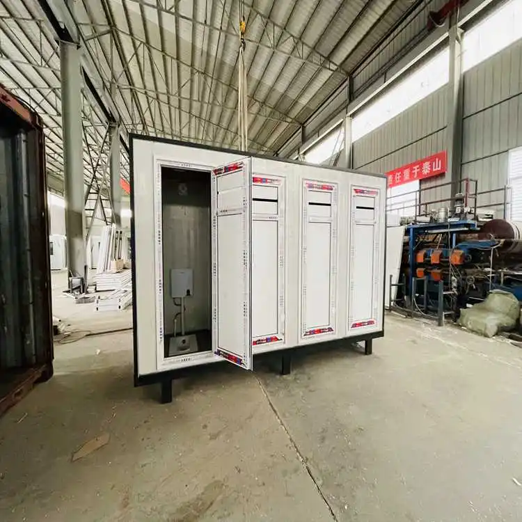 Prefabricated Modular Cabin Portable Mobile Bathroom Ablution Blocks Shower Toilet Container