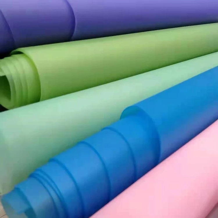 Flexible thermoplastic Polyurethane Film TPU translucent color film,Matte Plastic Raincoat Material Colored Tpu Film